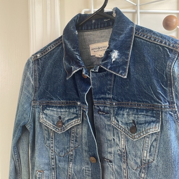 Ralph Lauren - Denim & Supply Y2K Style Denim Jean Jacket - Blue - S - Picture 3 of 12